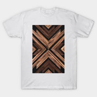 Urban Tribal Pattern No.3 - Wood T-Shirt